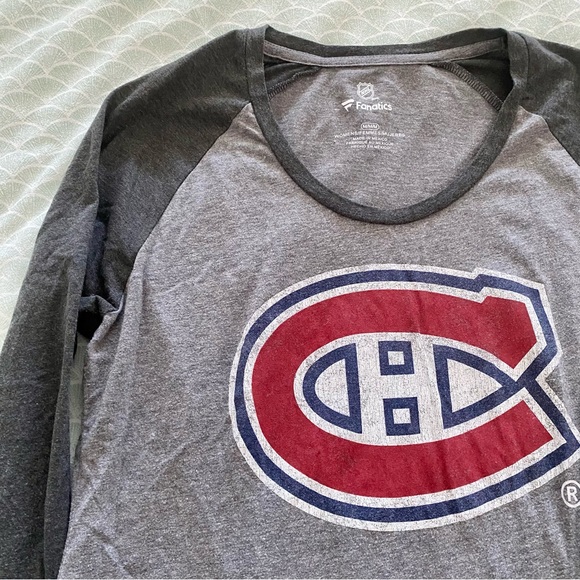 Montreal Canadiens raglan hockey shirt - Picture 3 of 3